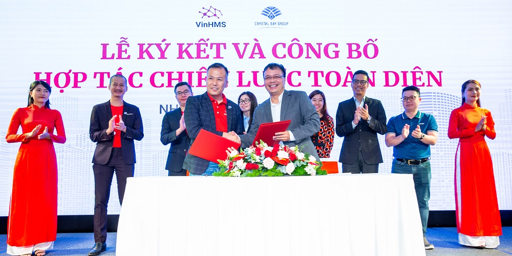 MOU Signing Ceremony between VinHMS and Crystal Bay Group